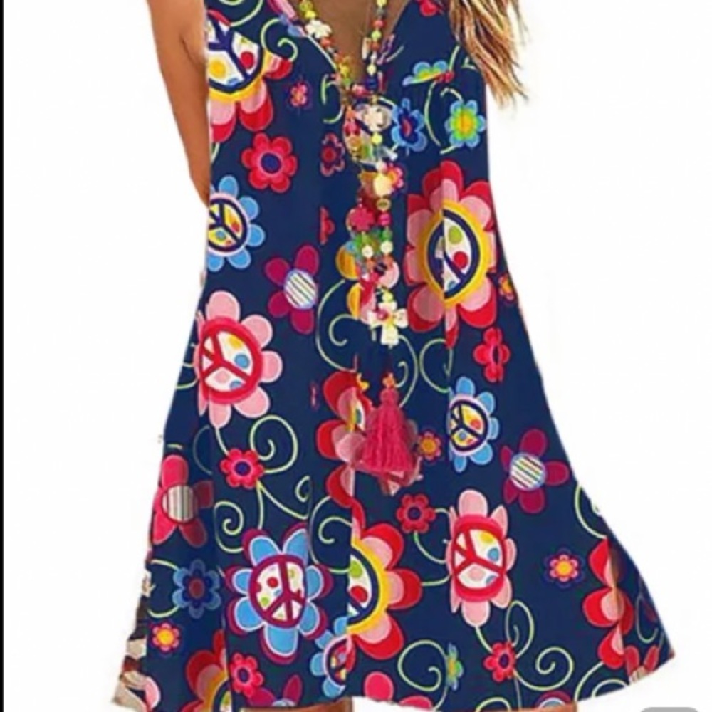 3/10 PEACE SIGN DRESS